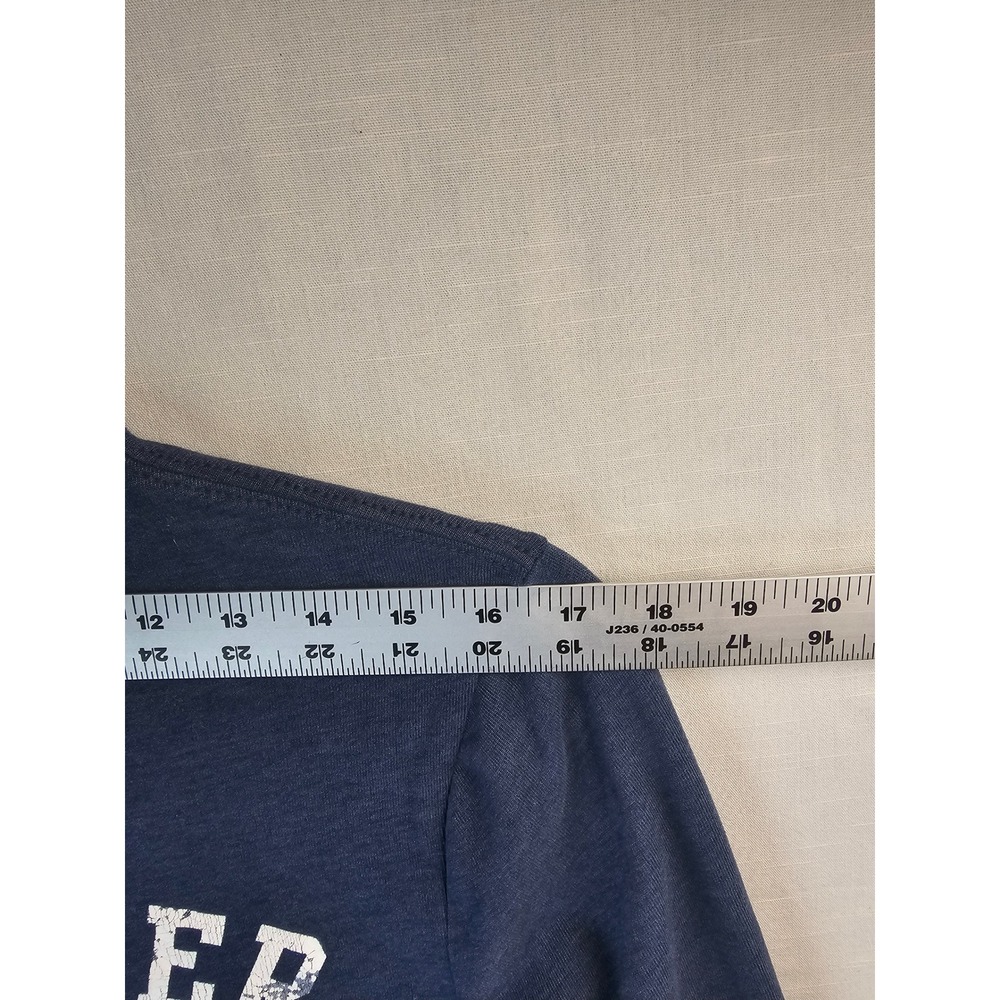 Tommy Hilfiger Mens XS Blue Athl Dept Graphic Long Sleeve Crew Neck Shirt - Picture 5 of 11